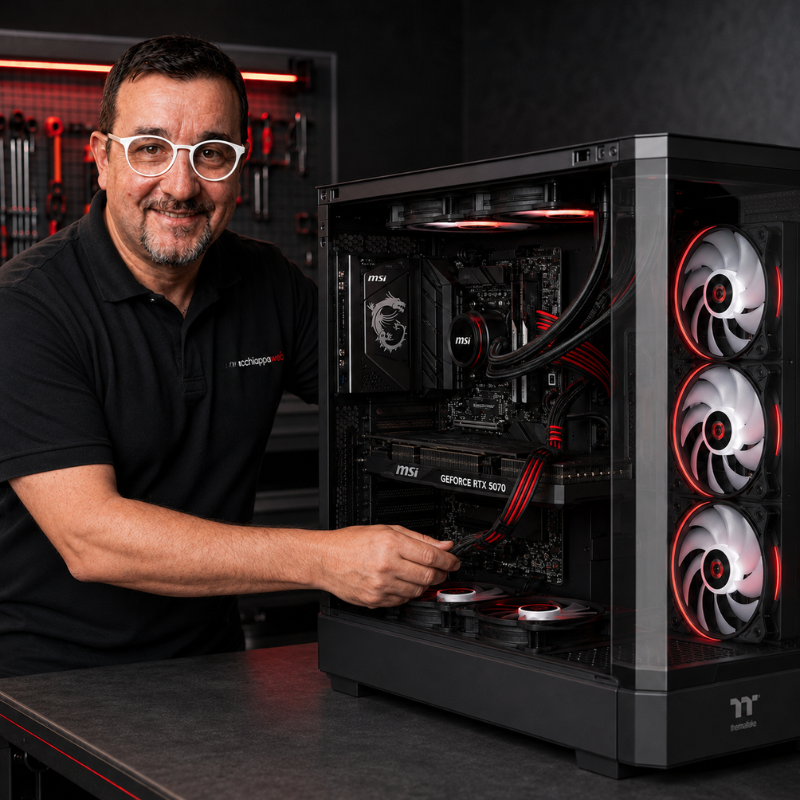 Computer Nuovi da gaming e workstation treviso Tecnico che assembla nuovo pc da gaming